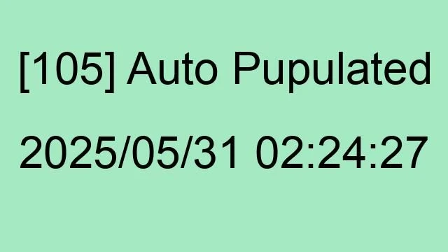 [105] Auto 2025/05/31 02:24:27