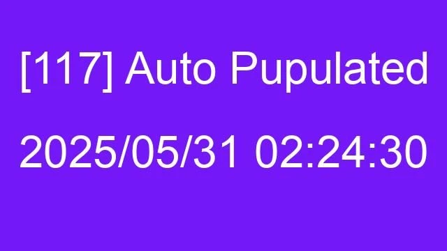 [117] Auto 2025/05/31 02:24:30