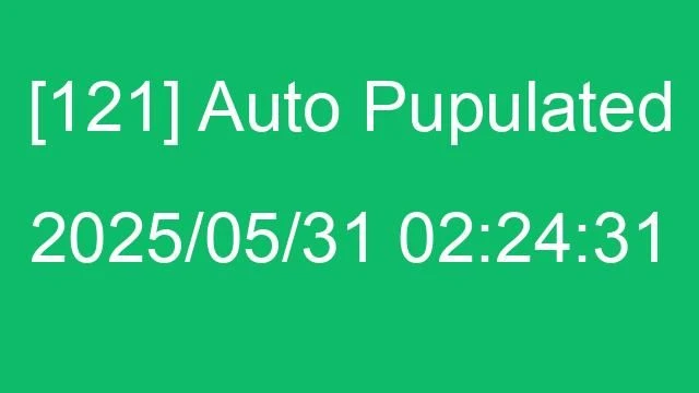 [121] Auto 2025/05/31 02:24:31
