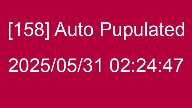 [158] Auto 2025/05/31 02:24:47