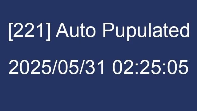 [221] Auto 2025/05/31 02:25:05