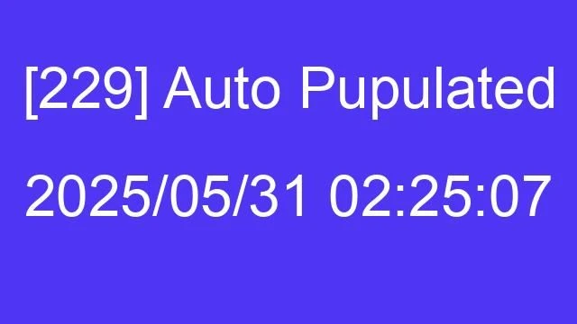 [229] Auto 2025/05/31 02:25:07