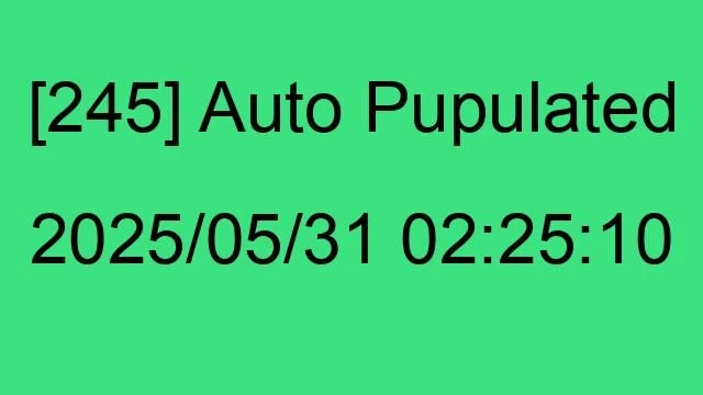 [245] Auto 2025/05/31 02:25:10