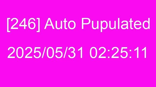 [246] Auto 2025/05/31 02:25:11