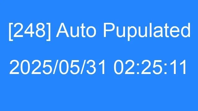 [248] Auto 2025/05/31 02:25:11