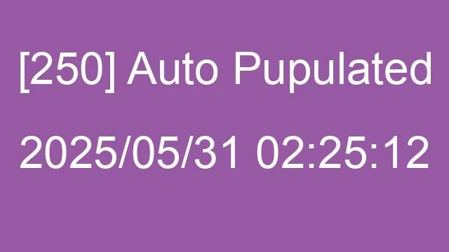 [250] Auto 2025/05/31 02:25:12