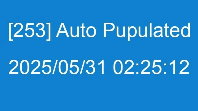 [253] Auto 2025/05/31 02:25:12