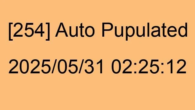 [254] Auto 2025/05/31 02:25:12