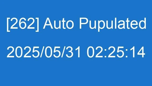 [262] Auto 2025/05/31 02:25:14
