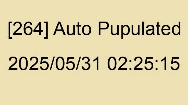 [264] Auto 2025/05/31 02:25:15
