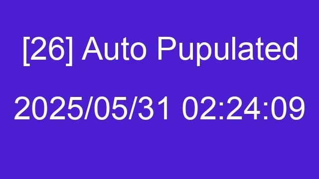 [26] Auto 2025/05/31 02:24:09