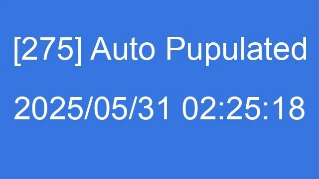 [275] Auto 2025/05/31 02:25:18