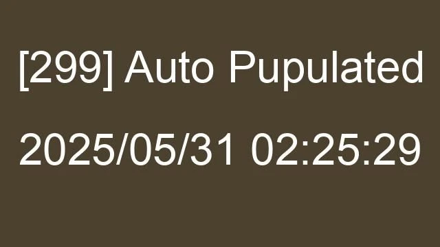 [299] Auto 2025/05/31 02:25:29