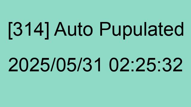 [314] Auto 2025/05/31 02:25:32