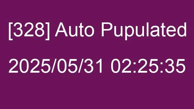 [328] Auto 2025/05/31 02:25:35