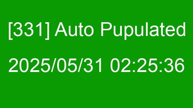 [331] Auto 2025/05/31 02:25:36