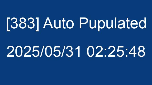 [383] Auto 2025/05/31 02:25:48