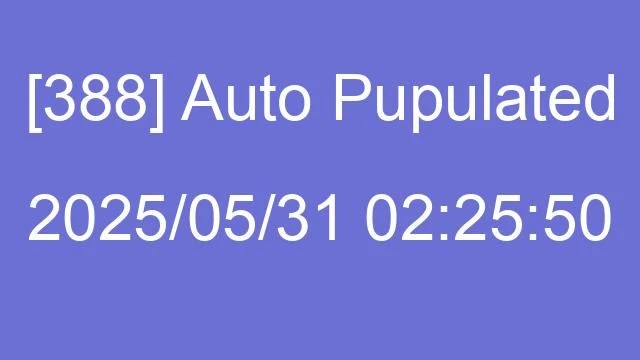[388] Auto 2025/05/31 02:25:50